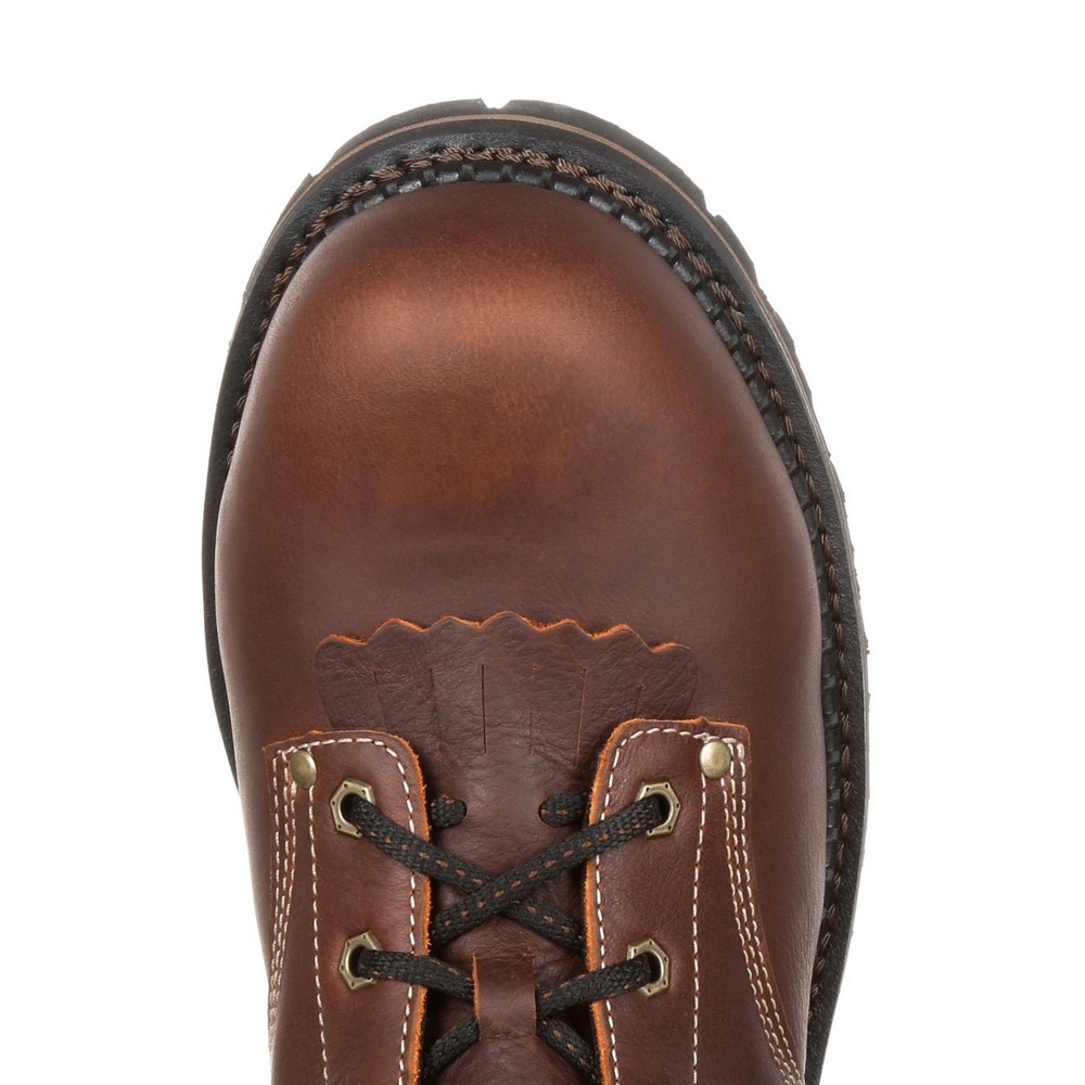 Georgia Boot AMP LT Logger Composite Toe Waterproof Work Boot GB00236 - Durable
