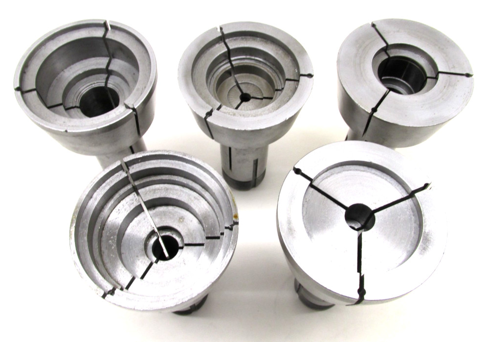 5 HARDINGE 2" EXTRA-DEPTH EMERGENCY 5C STEP COLLETS