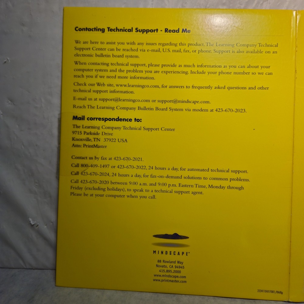 PrintMaster Premier 7.0 • Windows Graphics Desktop Publishing Software • 1998