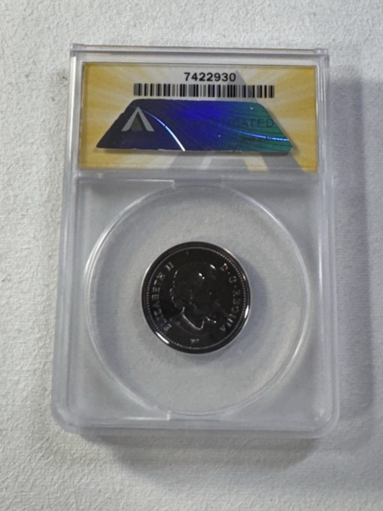 2003 Canada 25 Cents Graded MS 68 by ANACS