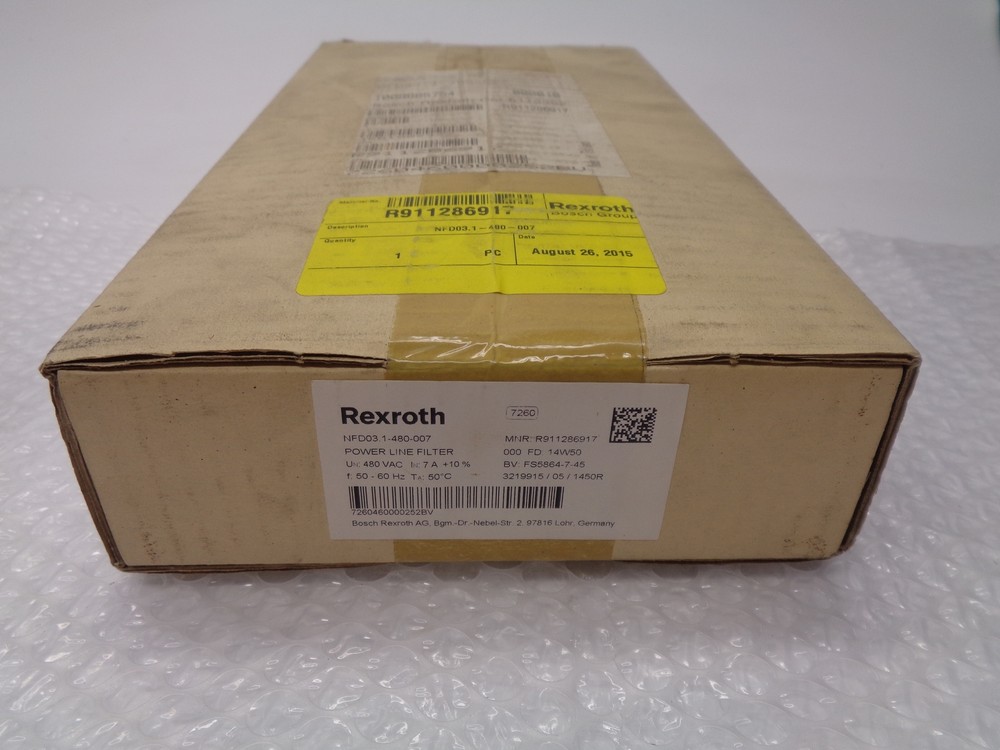 REXROTH NFD03.1-480-007 POWER LINE FILTER NSFS