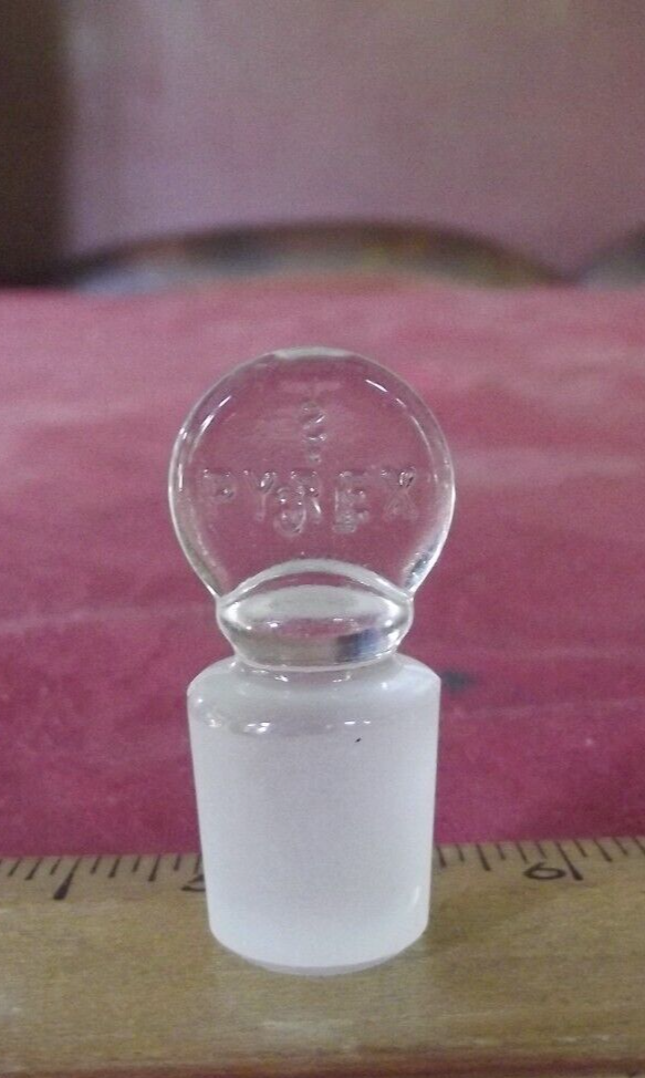 Pyrex # 16 Penny Head Ground Glass Stopper new