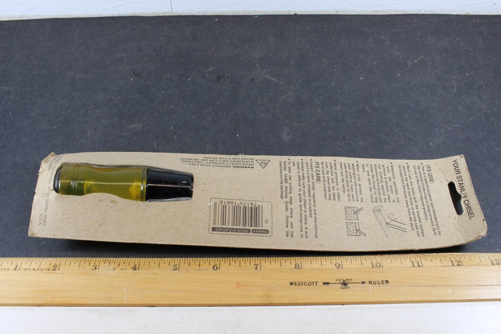 Stanley No.16-616 Professional 1" Wood Chisel NOS