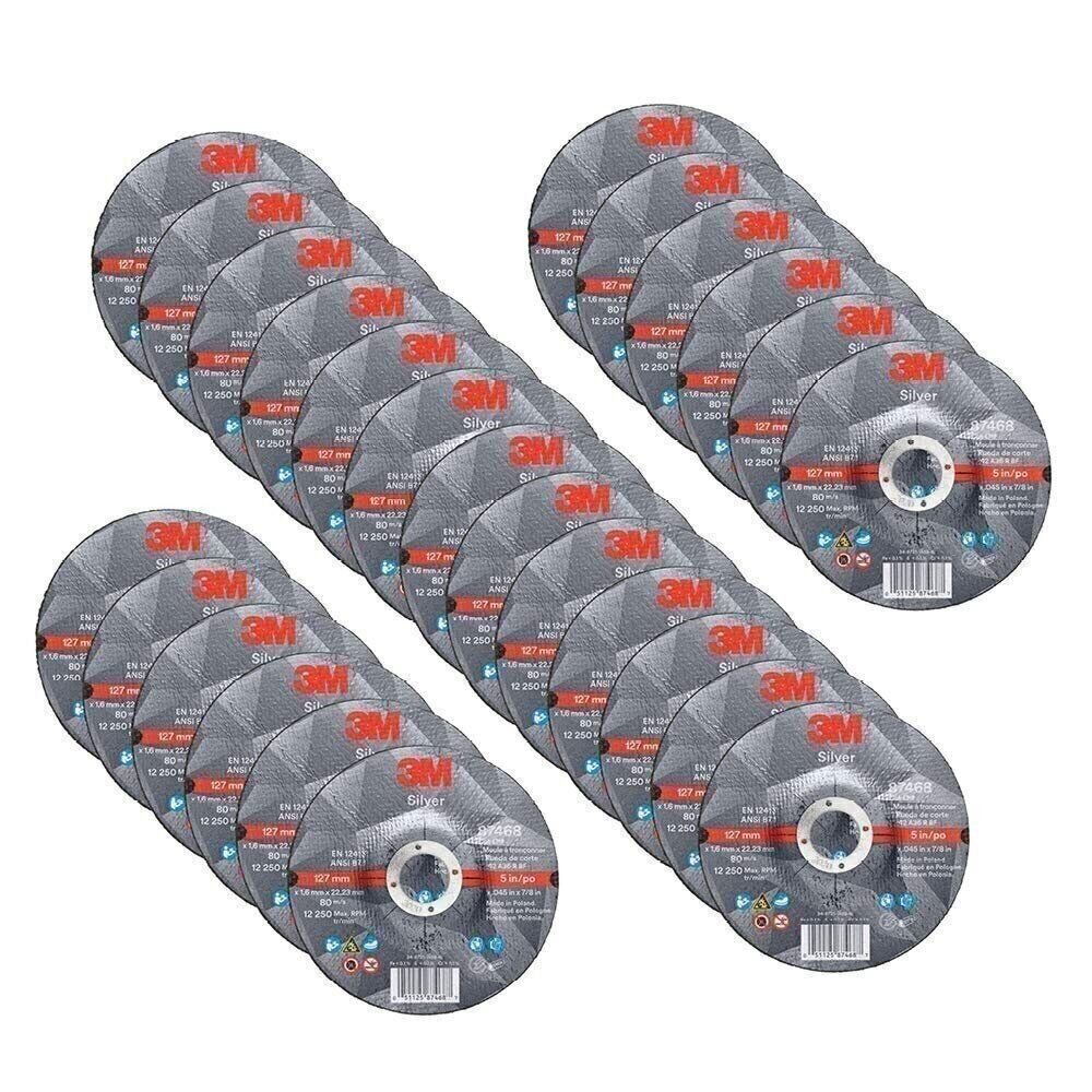 3M Silver Cut-Off Wheel, Precision Shaped Ceramic, Long-Lasting