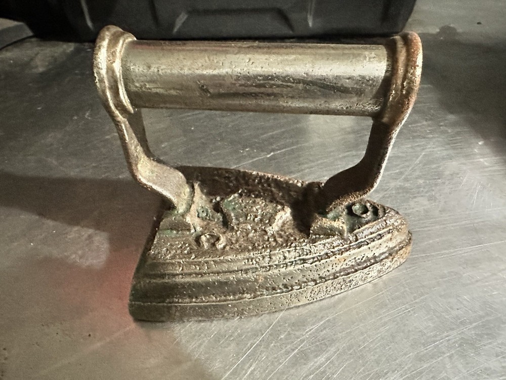 antique cast iron sad iron