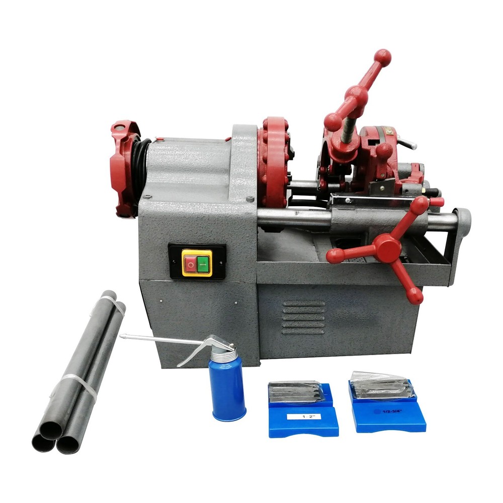 1/2"-2" Pipe Threading Machine 110V 750W Electric Threader 3in1 Multifunctional