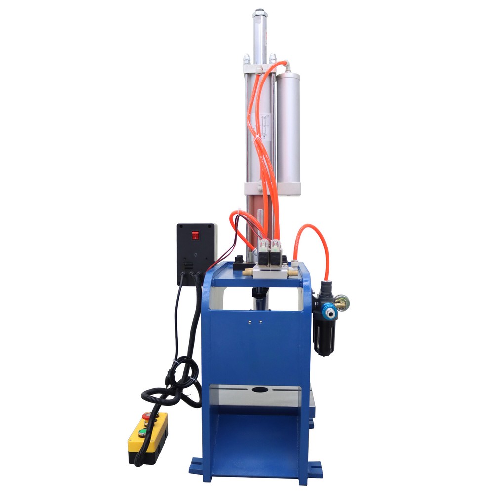 3T Pneumatic Punch Press Machine Adjustable Cylinder Stroke Pneumatic Press 110V