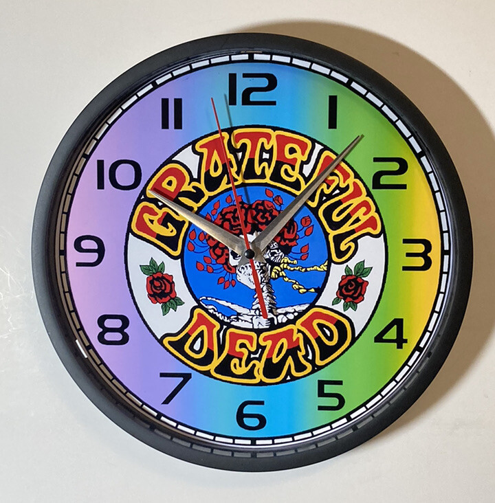 Grateful Dead Logo Battery Operated Wall Clock