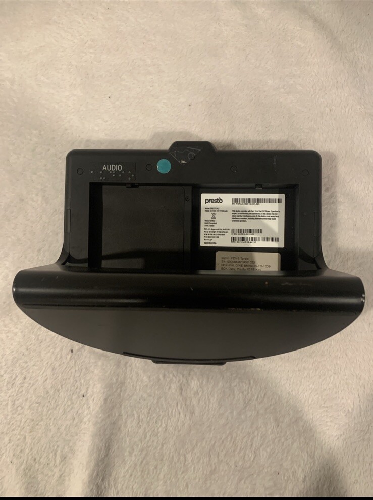 Presto Secure Pay at Table Advanced Security PRESTO A3 In Good Condition