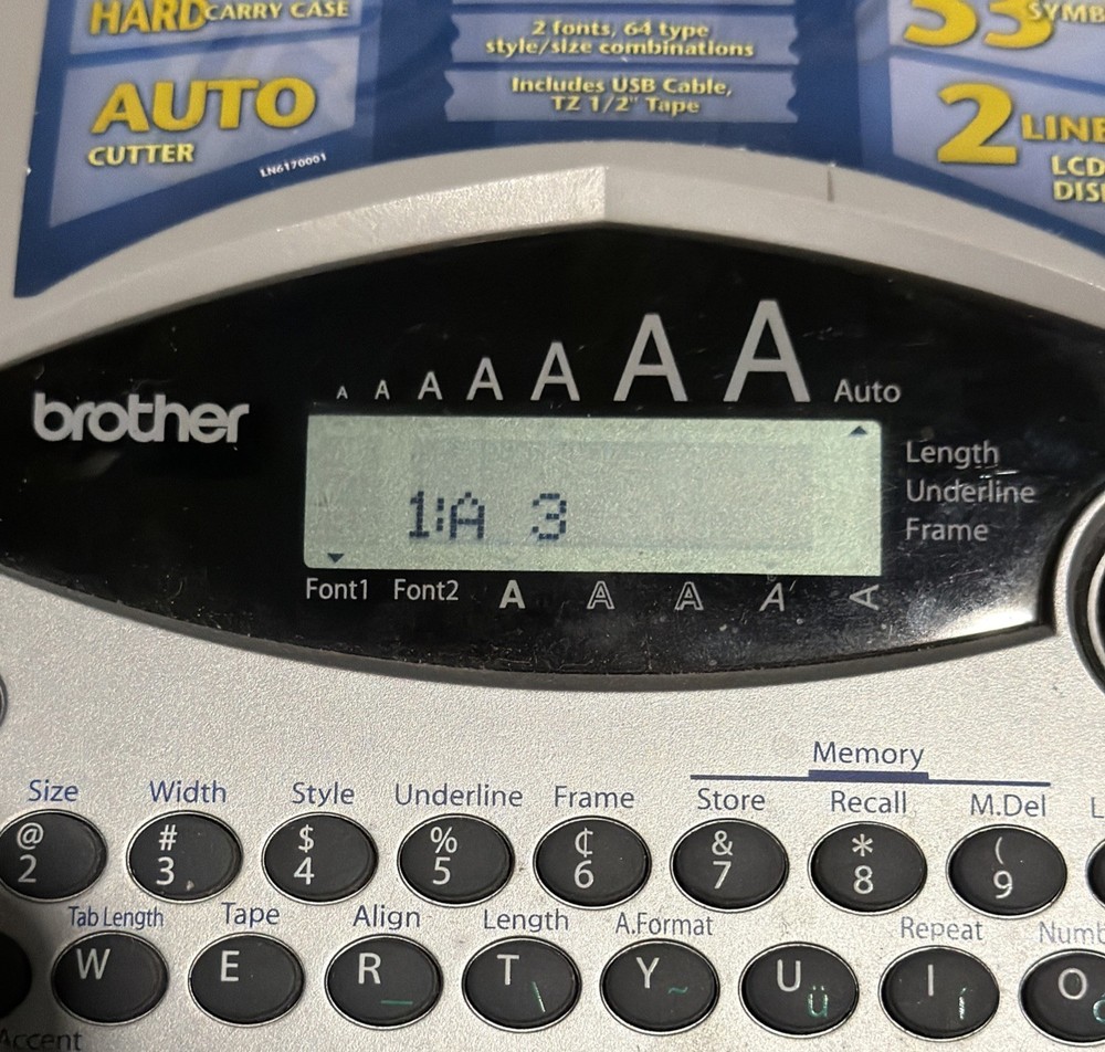 Brother P-Touch PT-1950 Label Thermal Printer