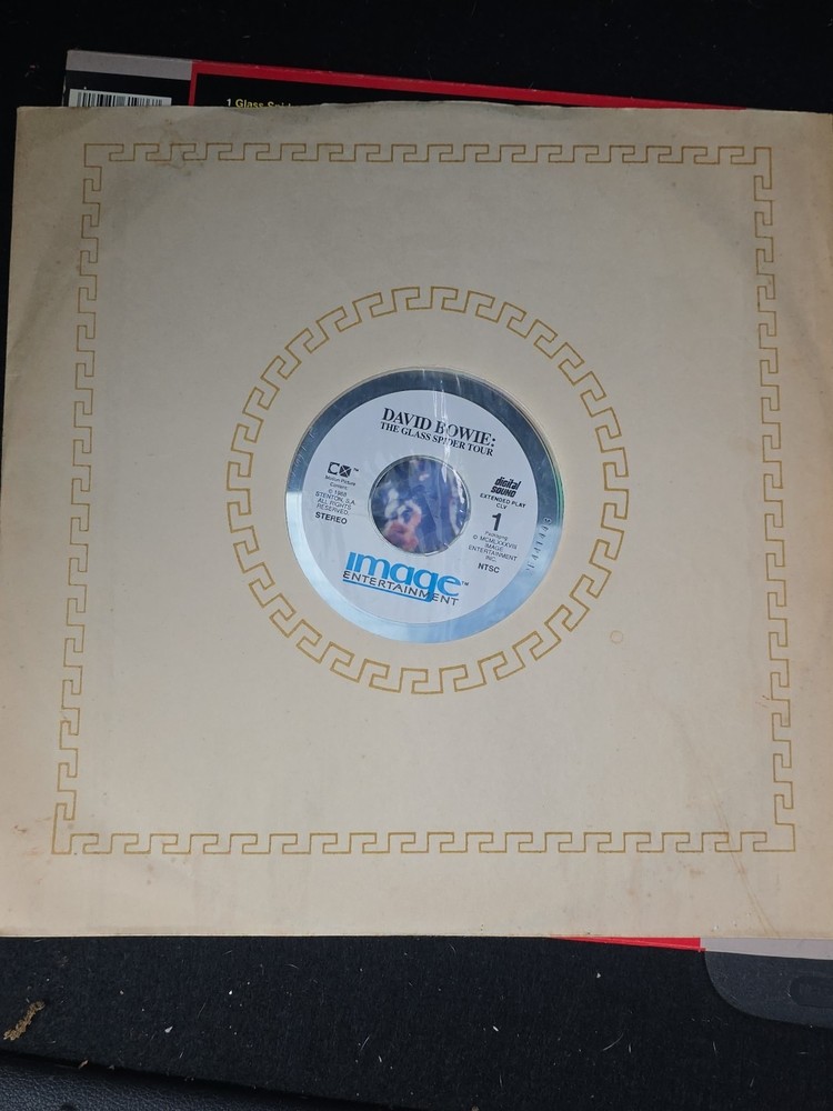 David Bowie Glass Spider Lazerdisc