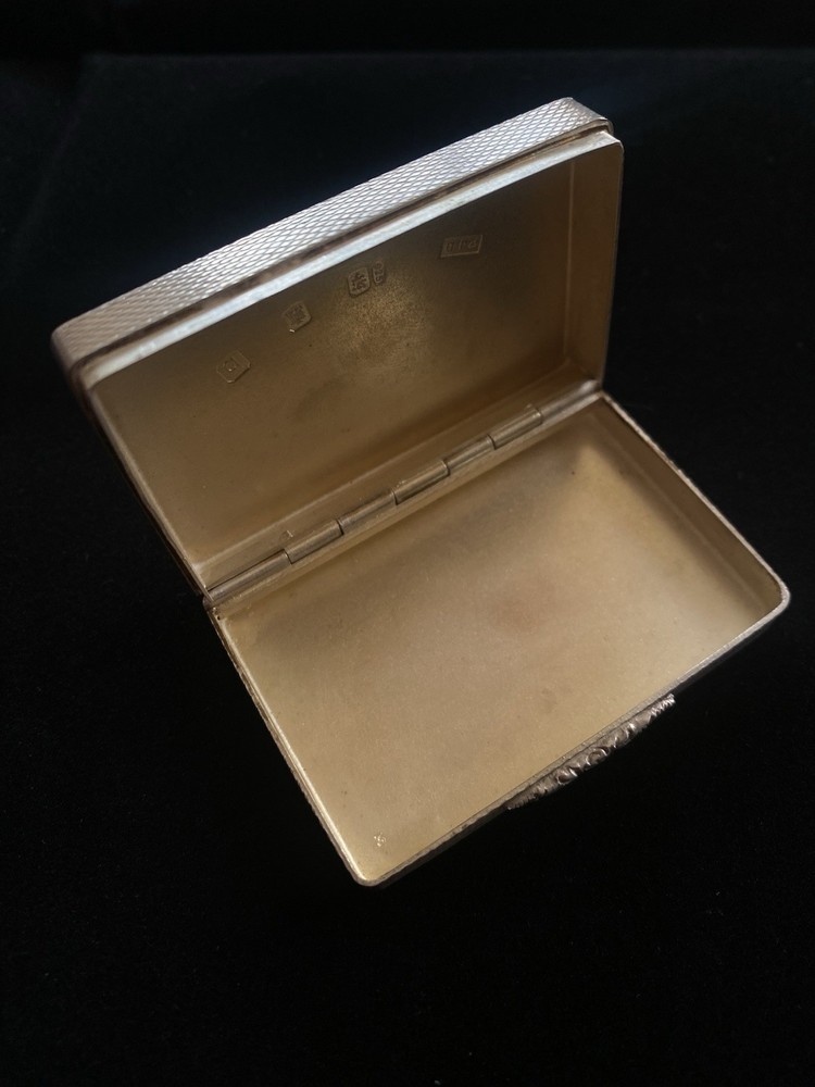 Rare Gallagher Sterling Silver Engine Turned Box by Peter John Doherty 2001