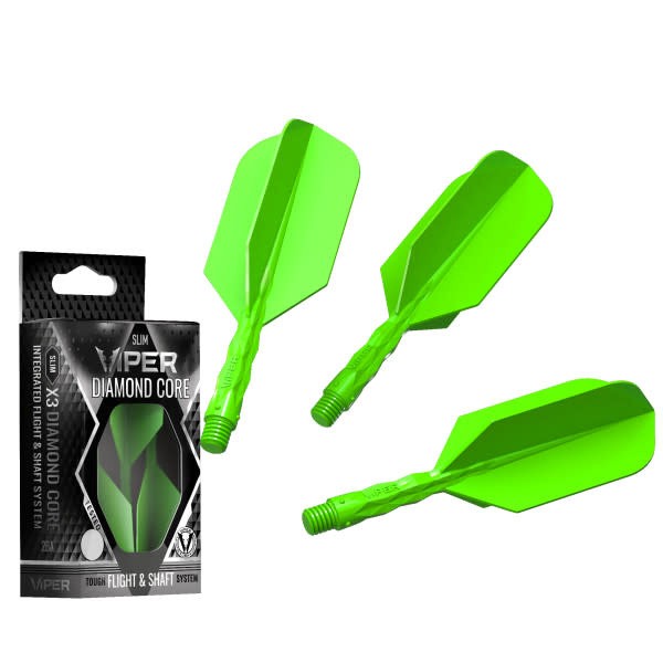 Viper Diamond Core Slim Short Dart Flights