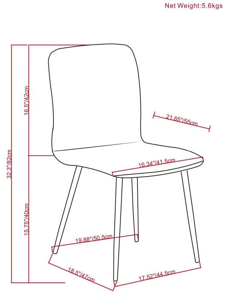 Baylor - Dining Chair - Dark Grey