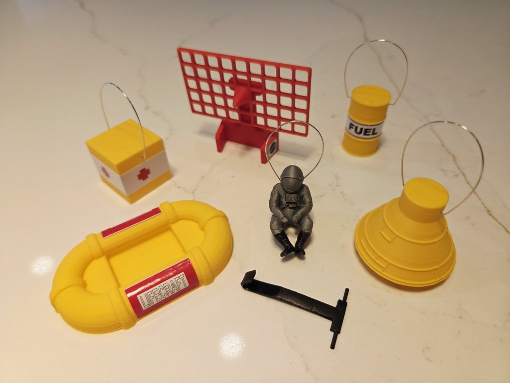 MATTEL VERTIBIRD COAST GUARD RESCUE ACCESSORY PACKAGE!!!