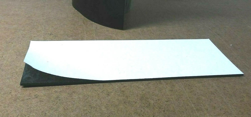 Neoprene Rubber Solid Sheet w/ Peel-Back Adhesive 1/16"Thick x 8" x 12" Pad
