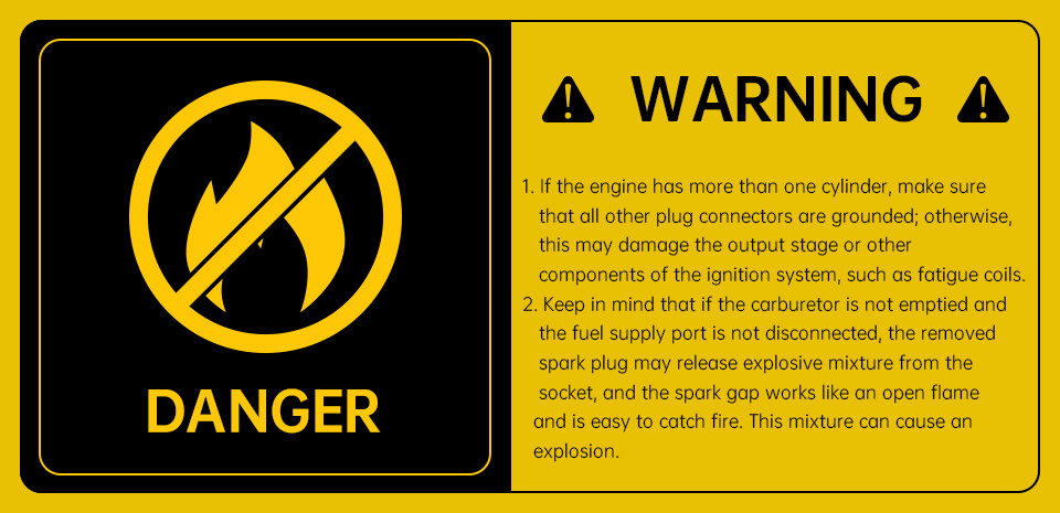 In Line Spark Plug Tester High Energy Ignition Coil Engine Auto Diagnostic Tool