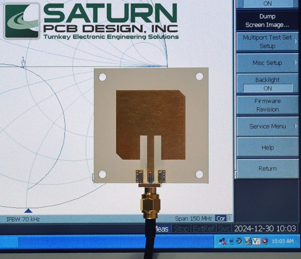 2.45GHz Patch Antenna