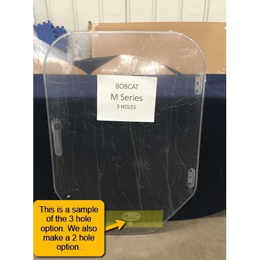 BOBCAT POLYCARBONATE DOOR | M-SERIES | REPLACEMENT | FORESTRY