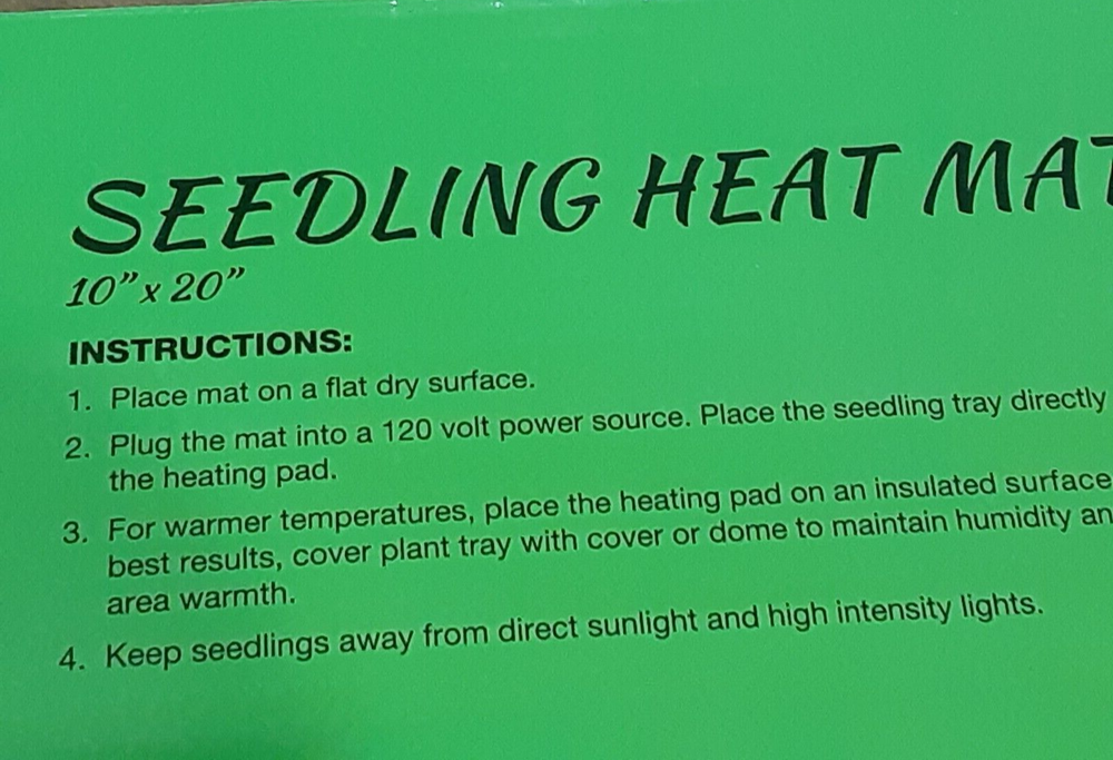 Seedling Heat Mat By Seed Factor - New In Box