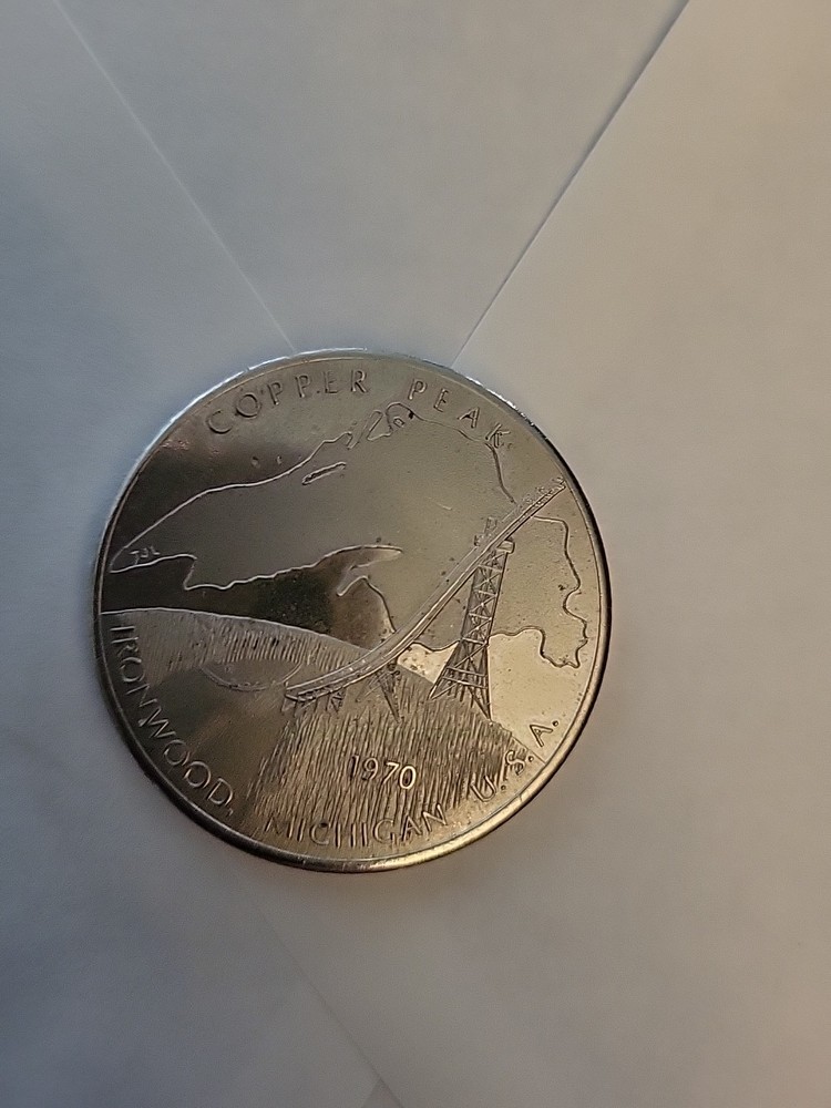 1970 Commerative Ski Flying Coin
