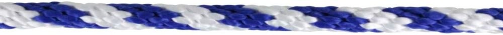 Multi-Use Solid Braid Utility Rope - 1/2" x 100', Blue/White