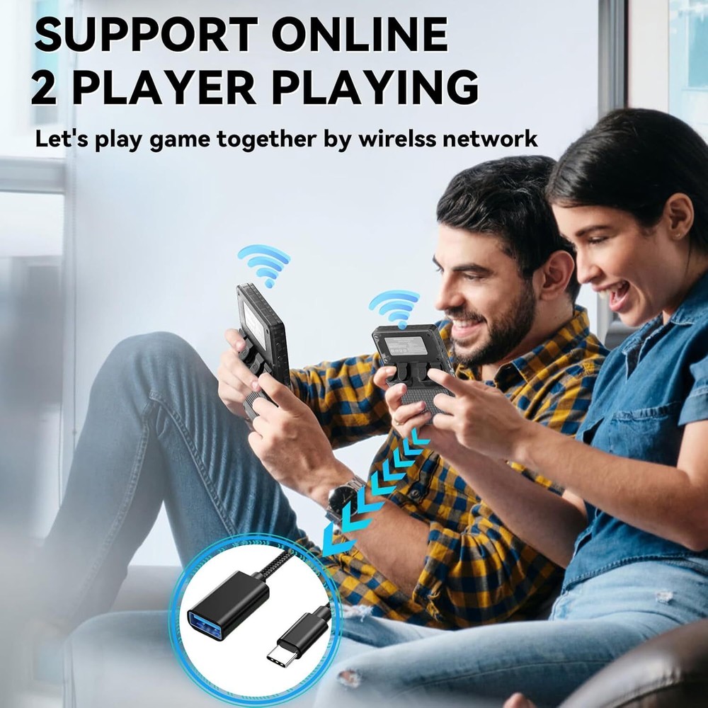 R36S Retro Handheld Video Game Console Linux 3.5" IPS Screen 64GB 15000+game