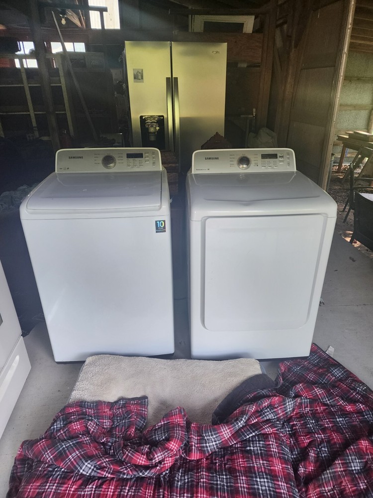 electric washer and dryer set used