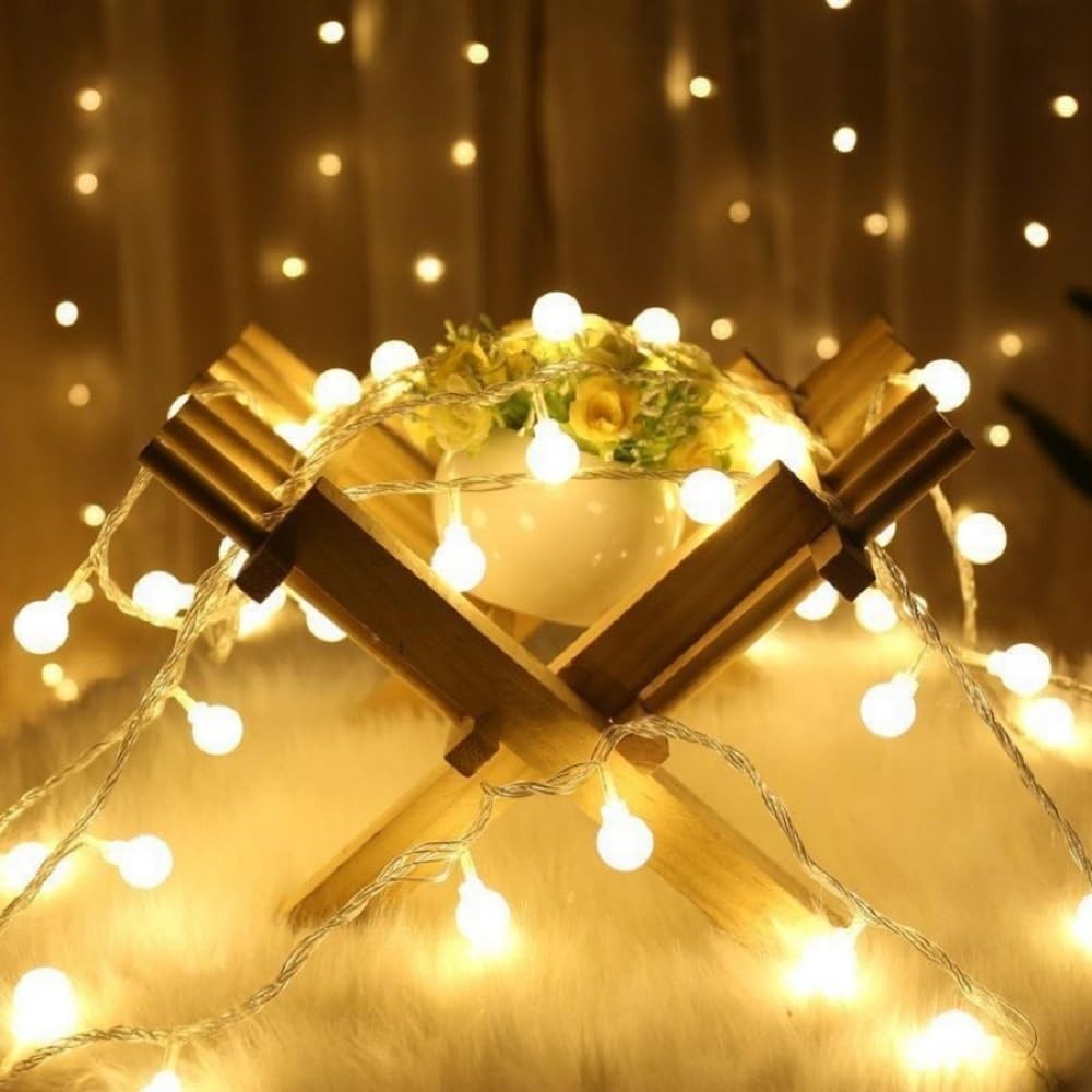 Globe USB String Lights, 20ft 40 LED Globe USB Powered Fairy Lights Warm Whit...