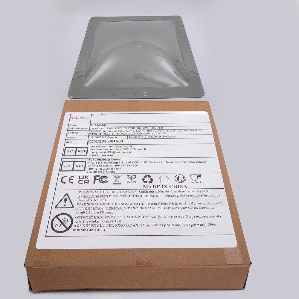 66*66cm RV Skylight Outer Dome Camper Skylight Venting Skylight Replacement