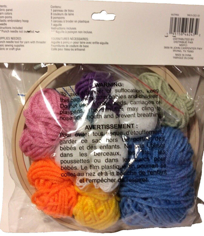 Loops & Threads Punch Needle Kit “Rainbow”