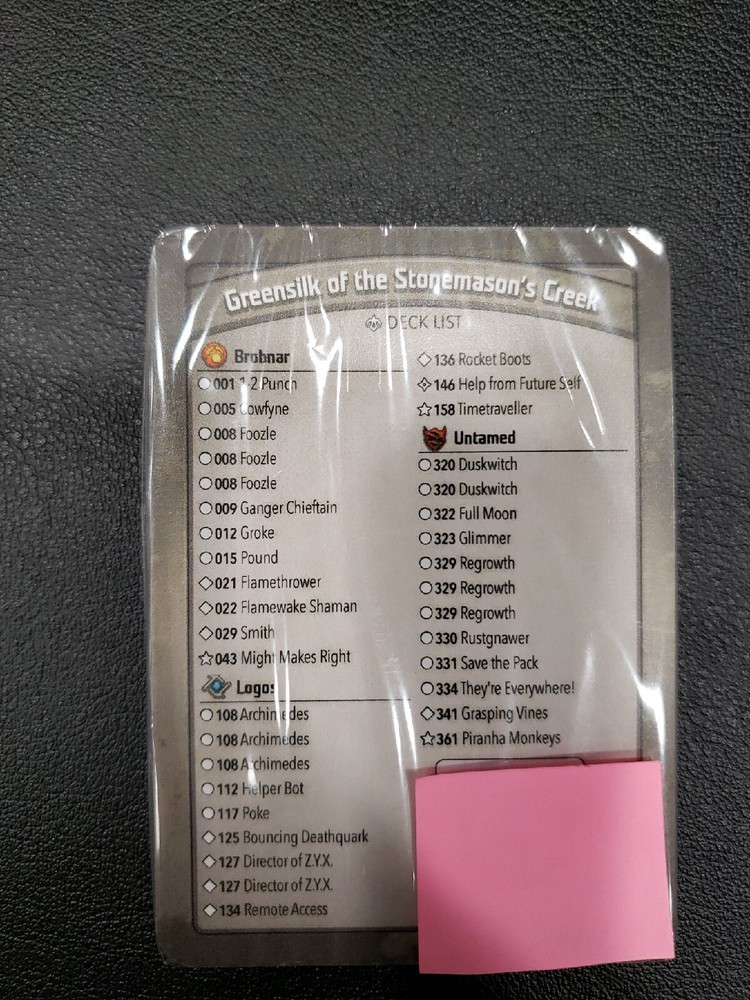 Unregistered Keyforge Deck With Timetraveller, X3 Regrowth, X3 Archimedes