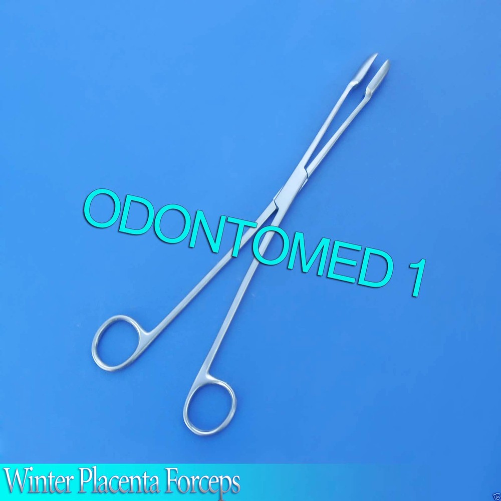 WINTER Placenta Forceps 11" cup jaws straight Ob/ Gyn