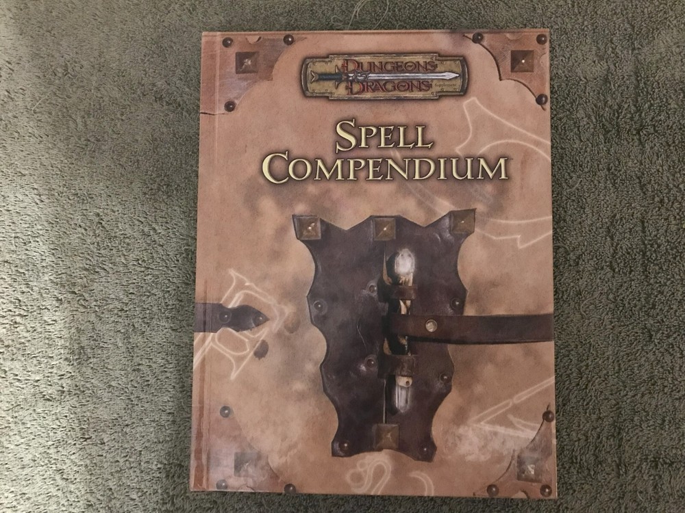 D&D: Spell Compendium / Hardcover NM TSR AD&D