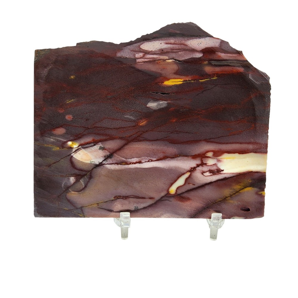 Mookaite Jasper, slab, cabbing rough, lapidary, #R-6942