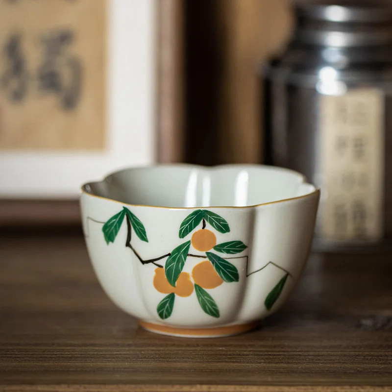 Hand-painted Plum Blossom Master Cup Color Ceramic Single Cup Drinking Tea Cup