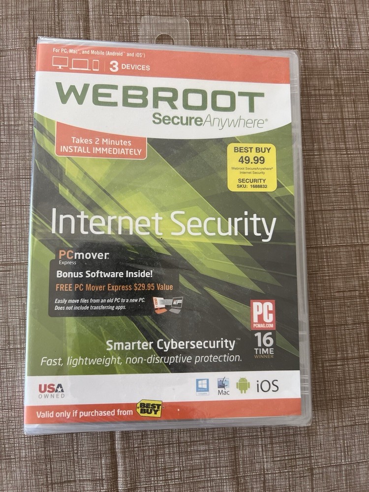 Webroot Internet Security Software NIP