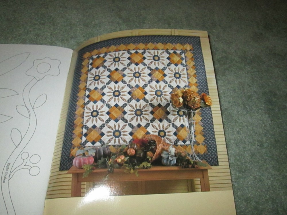 NEW RARE CABBAGE ROSE "MEADOW ROSE" QUILT PATTERNS BOOK 2001