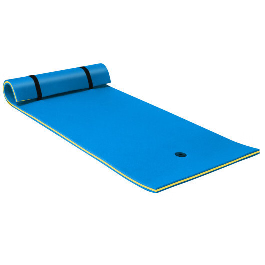 3-Layer Relaxing Tear-proof Water Mat-Blue - Color: Blue