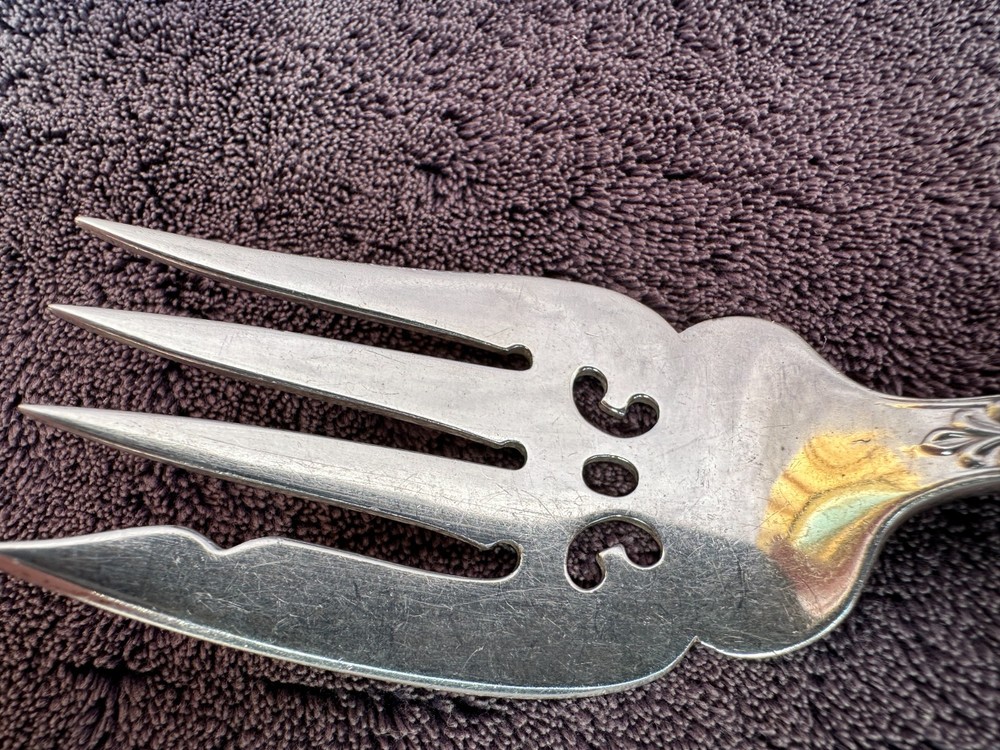 Birks Sterling Silver 66 Grams Cold Meat Fork 7" 18cm