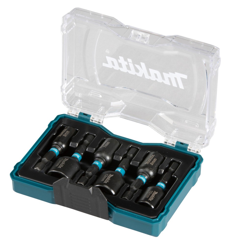 Set 6 bit with Impact socket E-15768 Compact Impact Black Makita