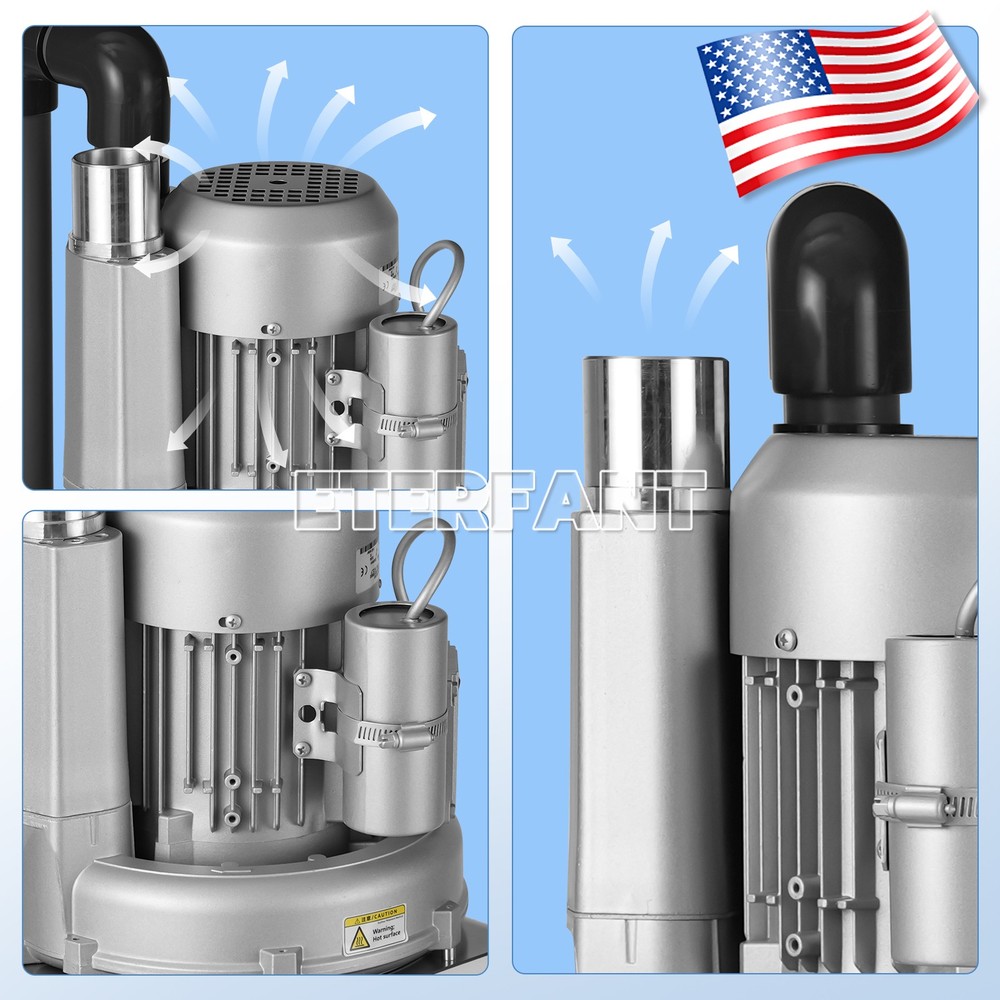 Dental Electric Suction Machine Variable Frequency Suction Machine Semi-Dry Type