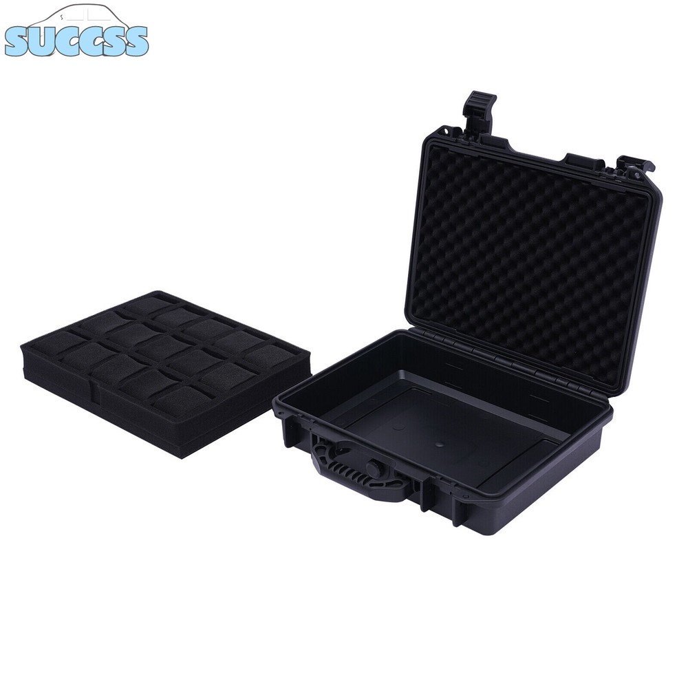 15 Slots Waterproof Plastic Suitcase Display Storage Case Watch Storage Box Case