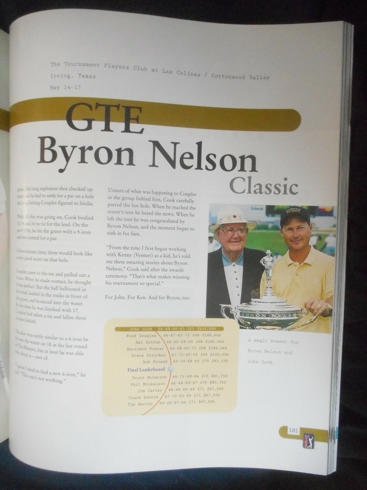 PGA ANNUAL 1999