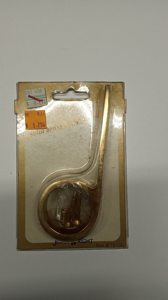 Cast Solid Brass Foot Rail STEP RAIL ARM RAIL BRACKET  POLISHED NEW 1 1/2  Inch