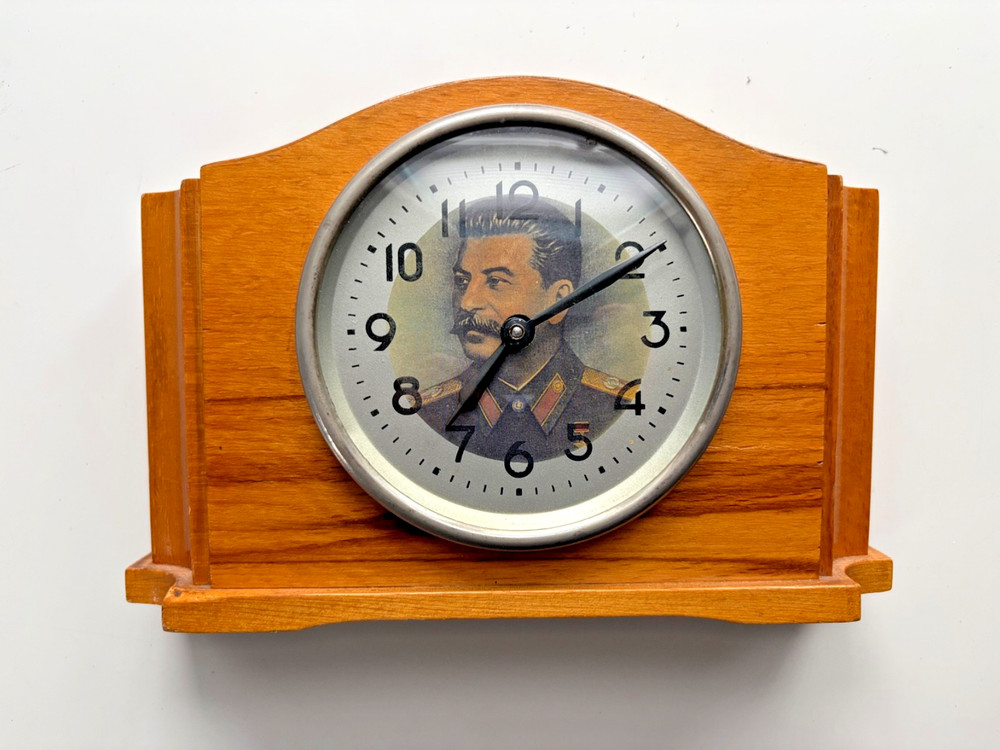 Joseph Stalin desk clock