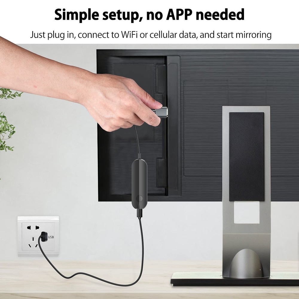 iOS Wireless HDMI Display Adapter (iOS only), Streaming Device for All iPhone...