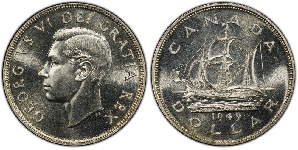Canada 1 Dollar 1949 MS66 PCGS Standard #13754909