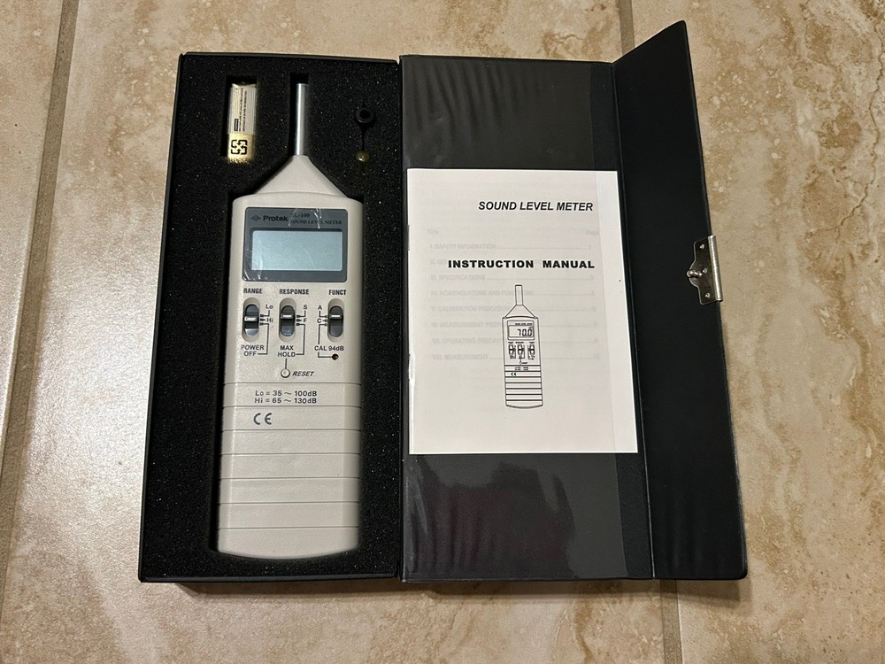 Vintage Protek Sl-100 sound level meter kit