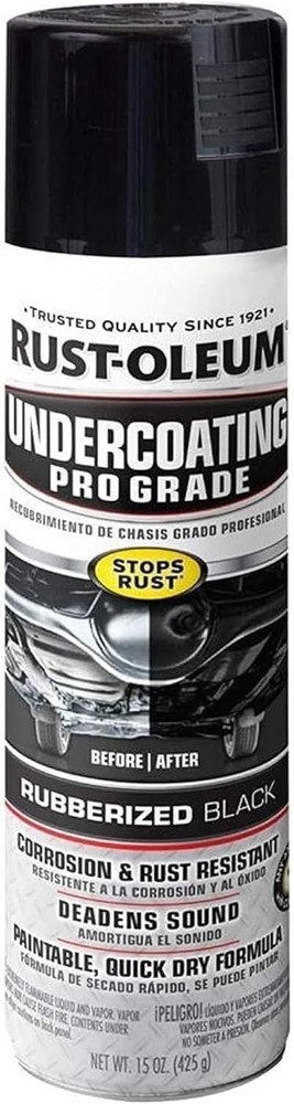 Rust-Oleum 248656 Professional Grade Rubberized Undercoating Spray, 15 Oz